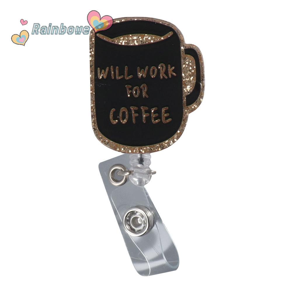 RAINBOW Móc Khóa Trang Trí Hình Ly Nước