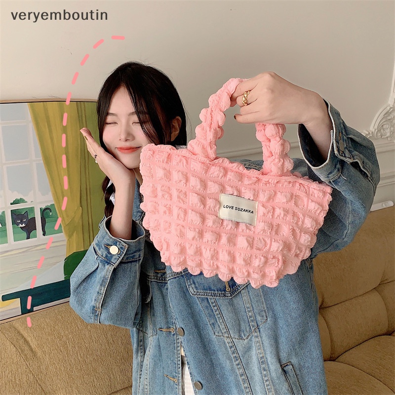 Túi Xách Tote Vải Sức Chứa Lớn Thời Trang Phong Cách Hàn Quốc Cho Nữ