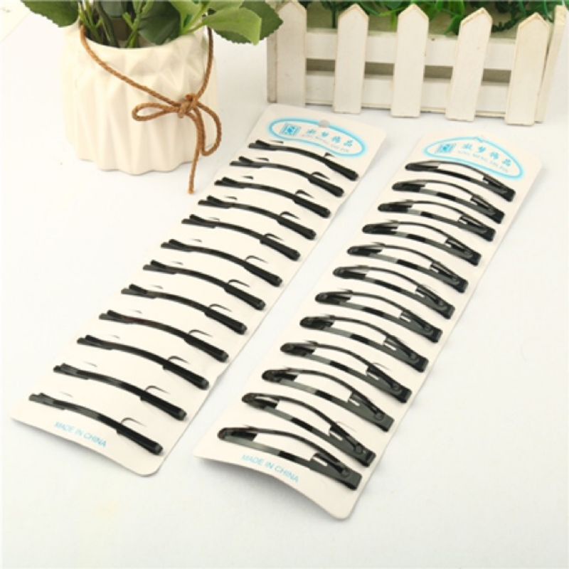 Set 12 cái kẹp tách đen , gim đen ,nhiều size chọn lựa - Size Lớn ,bé