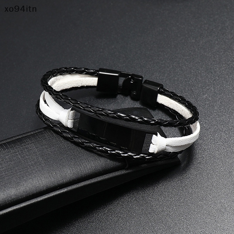 Vòng Tay Da Nhiều Lớp Thiết Kế Đơn Giản Cho Nam Và Nữ