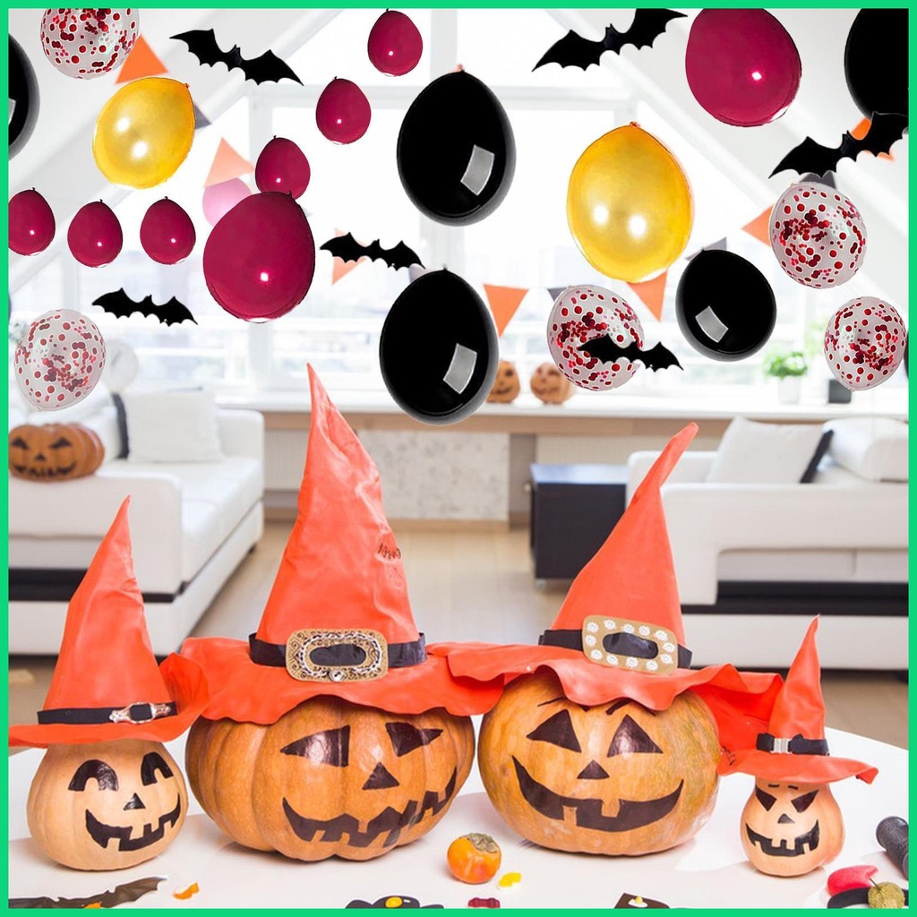 Bộ Bong Bóng Hình Ma Bí Ngô Trang Trí Halloween
