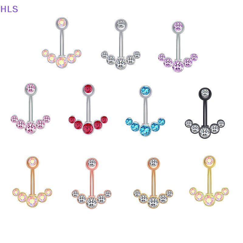 1 Khuyên Rốn Đính Đá Zircon Trang Sức Cho Nữ