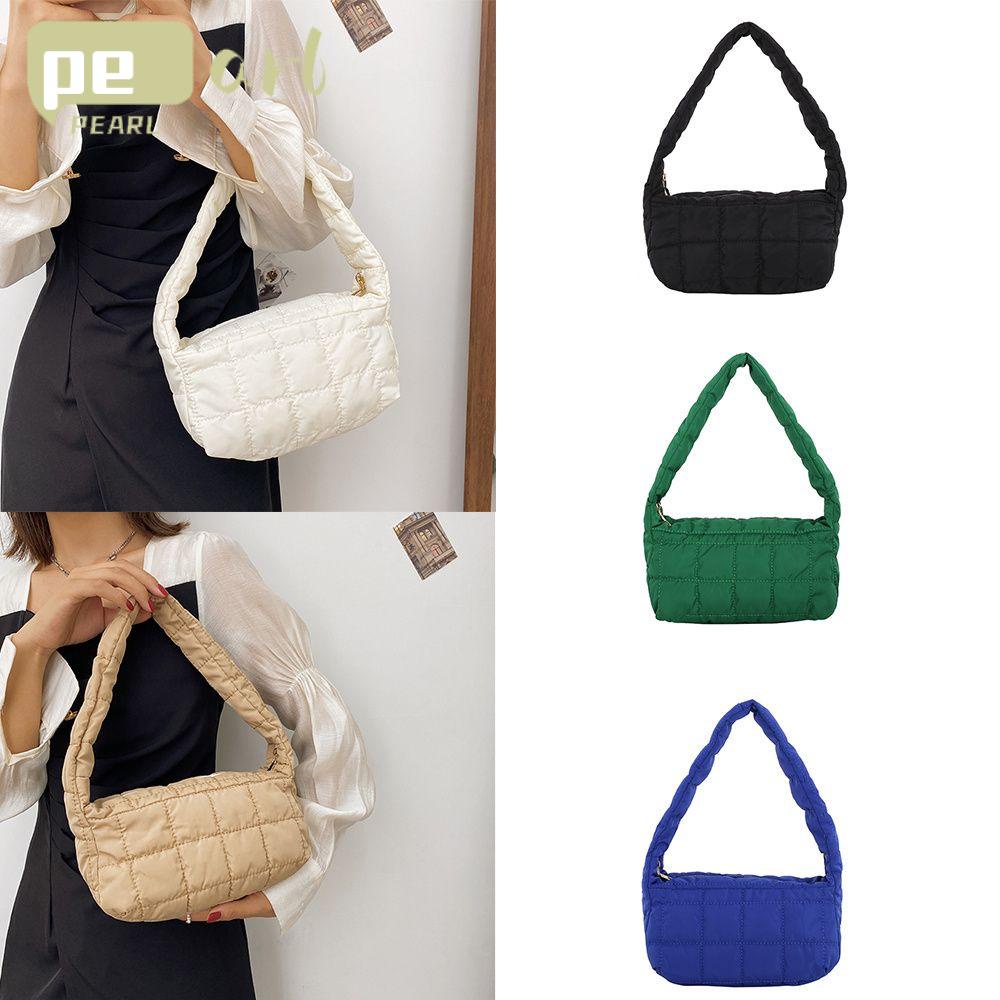 PEARLVN Túi Xách Nữ Đeo Vai Có Đệm Nylon Màu Sắc Ngọt Ngào Thời Trang