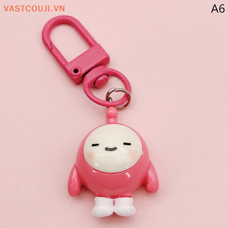 Móc Khóa Hình Quả Trứng Búp Bê VASTJI Dễ Thương