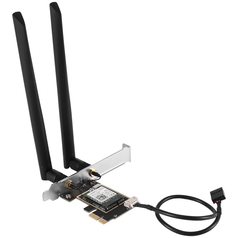 Bộ ChuyểN ĐổI PCIE 2.4G / 5G 867Mbps 802.11AC + Ănten 2X8DB