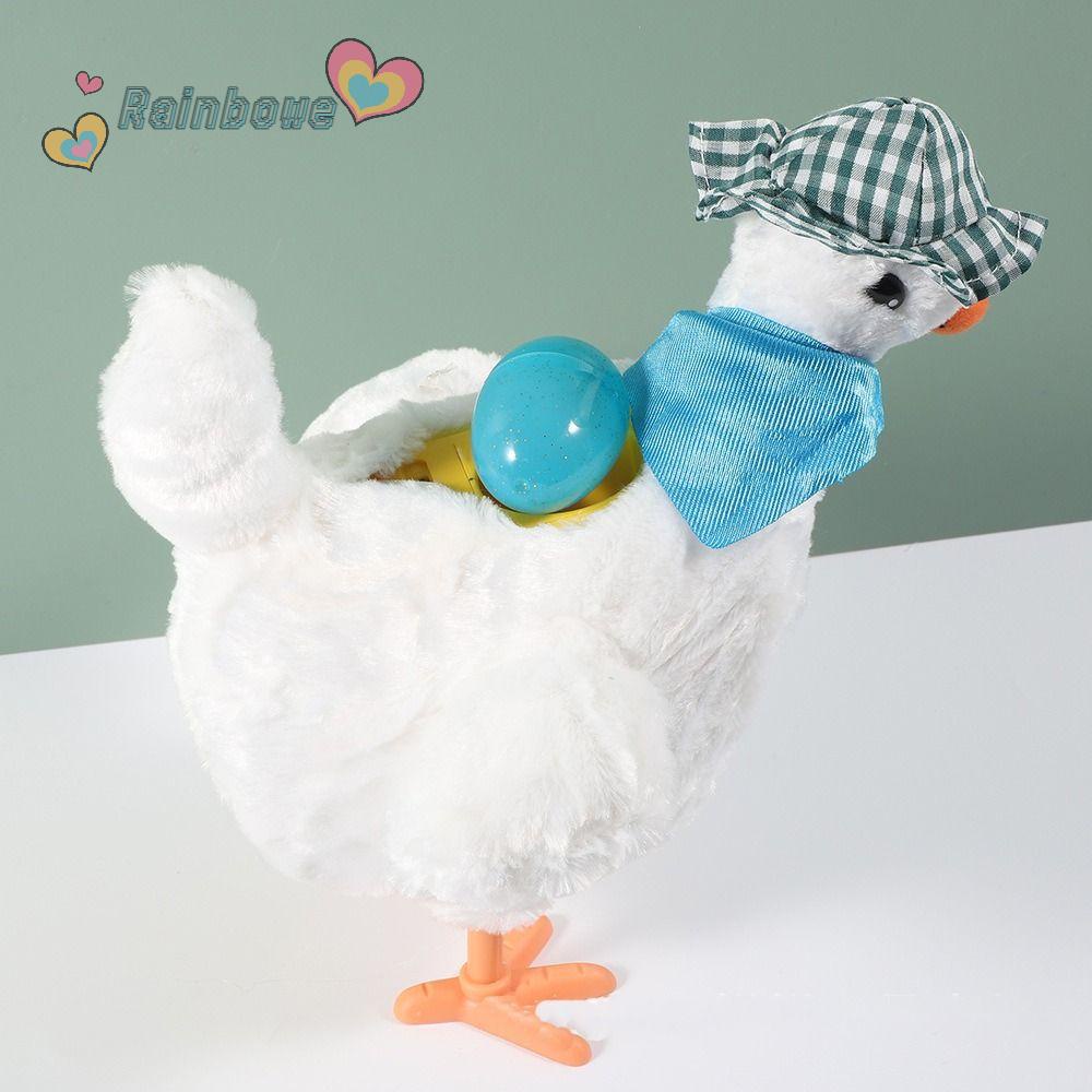 RAINBOW Thú Nhồi Bông Hình Con Gà Dùng Làm Đạo Cụ Chụp Ảnh