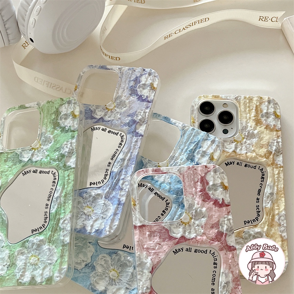 Ốp Điện Thoại TPU Mềm Họa Tiết Tranh Sơn Dầu Chống Bẩn Cho IPhone 14 Pro Max 12 11 Pro Max XS XR