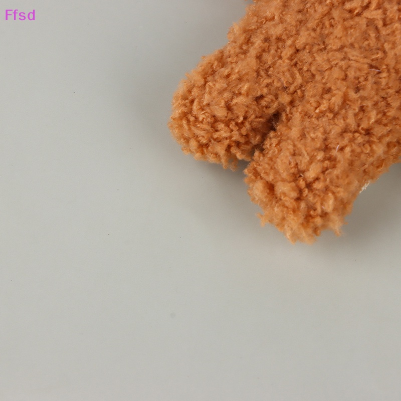 {Ffsd} Móc Khóa Búp Bê Gấu Thỏ Nhỏ Dễ Thương Thêu Tinh Tế Với Thẻ Tên Trẻ Em Trang Trí Túi Thời Trang * Bán Chạy