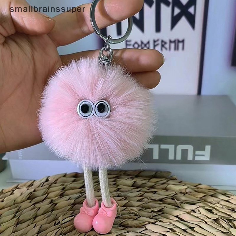 Móc Khóa Lông Thỏ Nhỏ Nhắn Dễ Thương Dành Cho Nữ