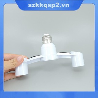Ac e27 sang 2 e27 Đế đèn Chuyển đổi Ổ cắm Giá đỡ 2 đầu Bộ chia đèn LED Bóng đèn 2 chiều Bộ chuyển đổi nguồn Đèn LED mở rộng