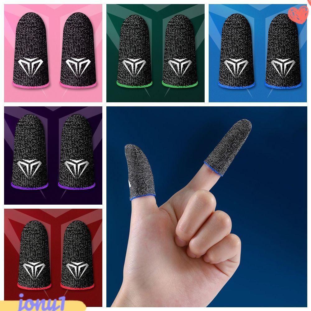 JONYE 1 Cặp Vỏ Bọc Ngón Tay Chơi Game Chống Mồ Hôi Chống Trượt