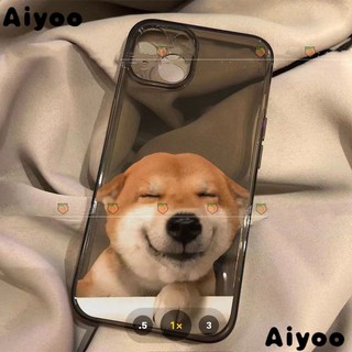 Ốp lưng điện thoại silicone trong suốt in hình chó Shiba Inu 13 dành cho iPhone 14 RZMT 7ppromax 12 xs 11 mềm mại bảo vệ màn hình cao cấp