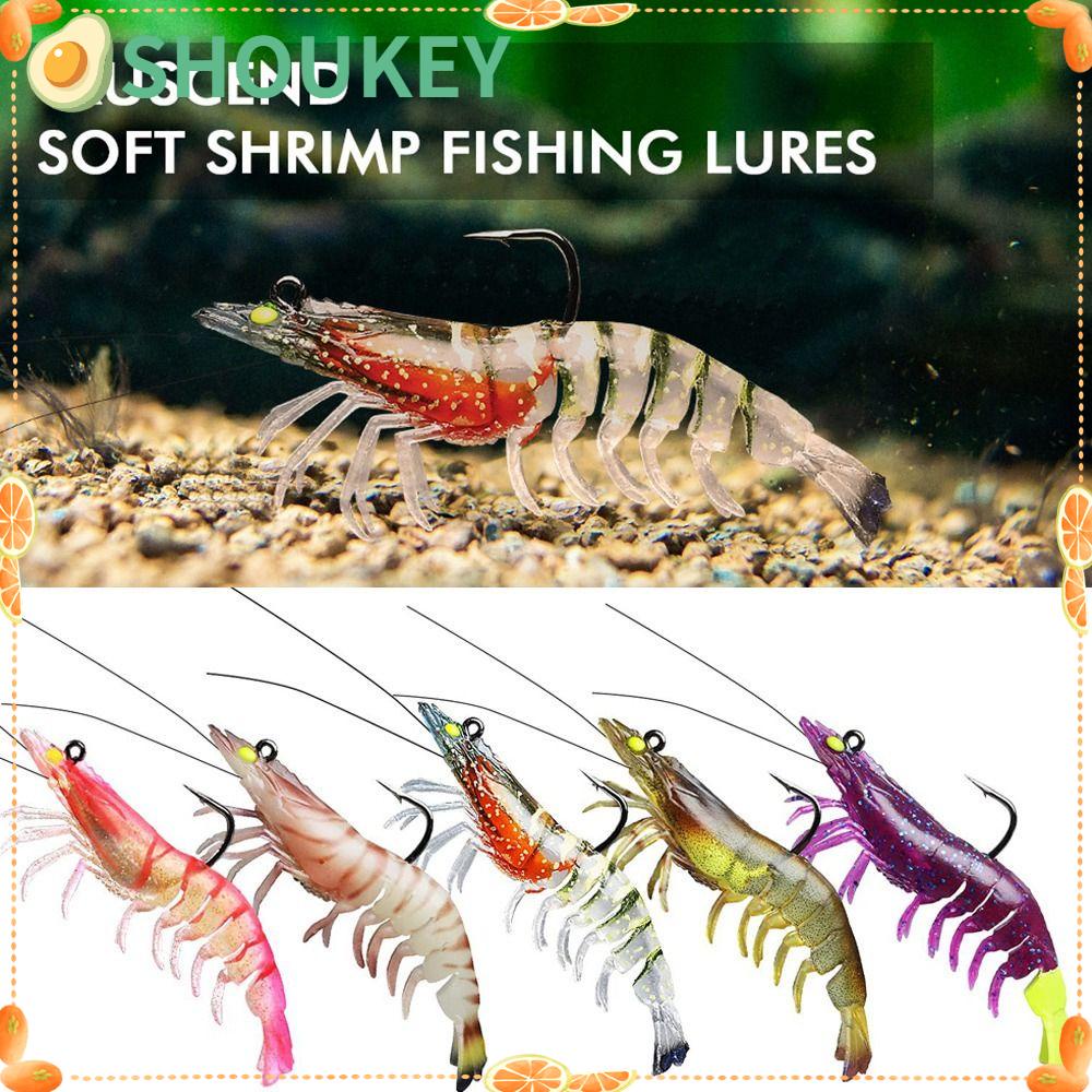SHOUKEY 1 Mồi Giun Giả Câu Cá Bằng Silicone Mềm