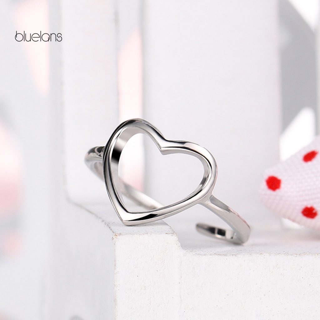 Nhẫn Hở Bằng Hợp Kim Thiết Kế Đục Lỗ Thời Trang Chống Mòn Cho Nữ