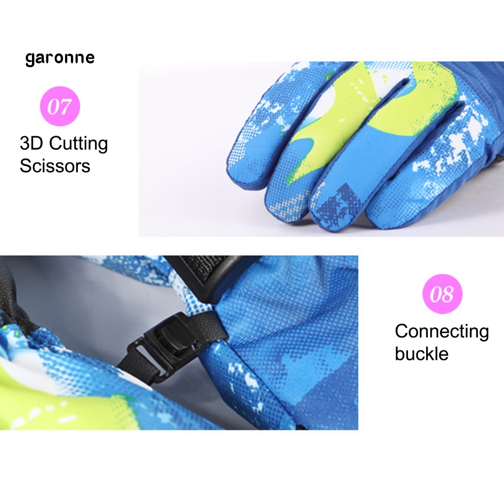 Găng Tay Trượt Tuyết / Đạp Xe Ngoài Trời Mùa Đông Chống Nước Cho Nam Và Nữ