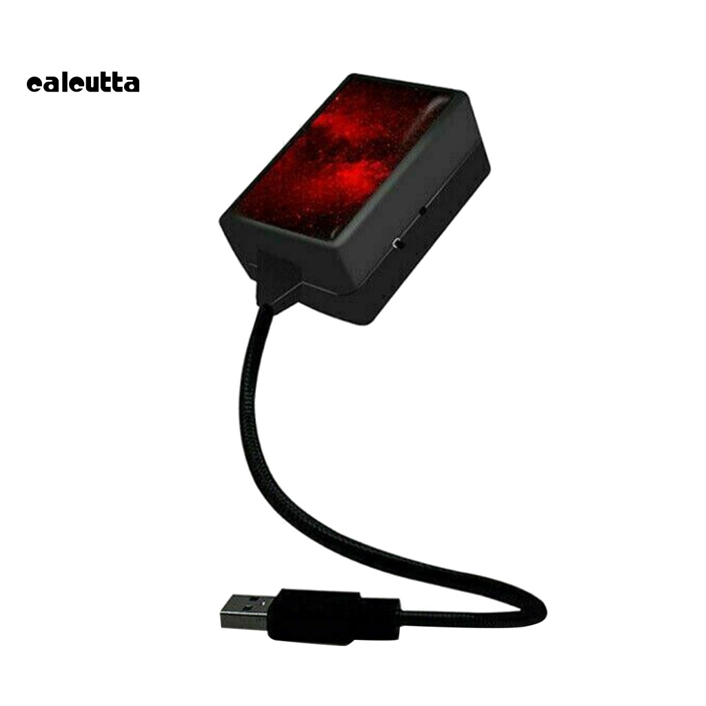 [calcutta] Đèn LED Chiếu Bầu Trời Đầy Sao Xoay Tròn Cổng USB Trang Trí Nội Thất Ô Tô