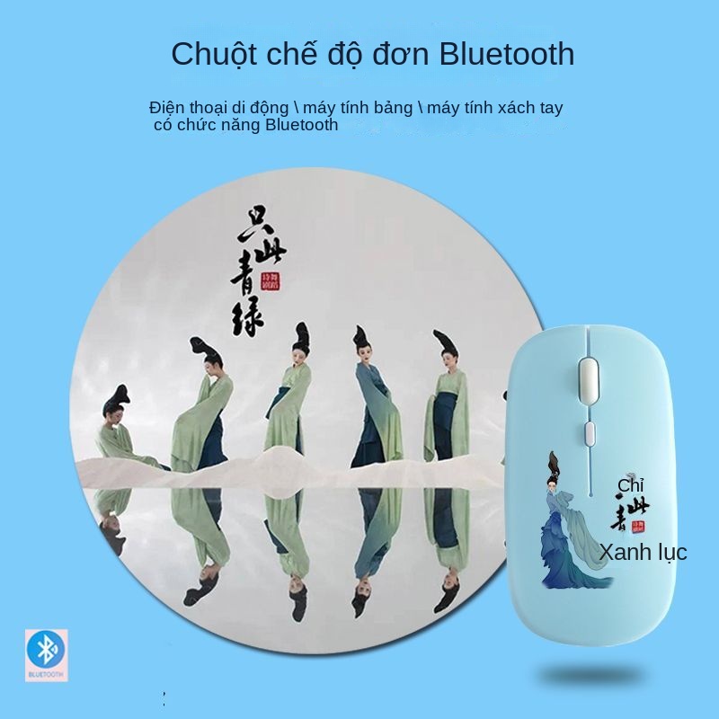 Chuột Không Dây Bluetooth Hình Gấu Dâu Tây Dễ Thương Cho Điện Thoại / Máy Tính Bảng / Notebook