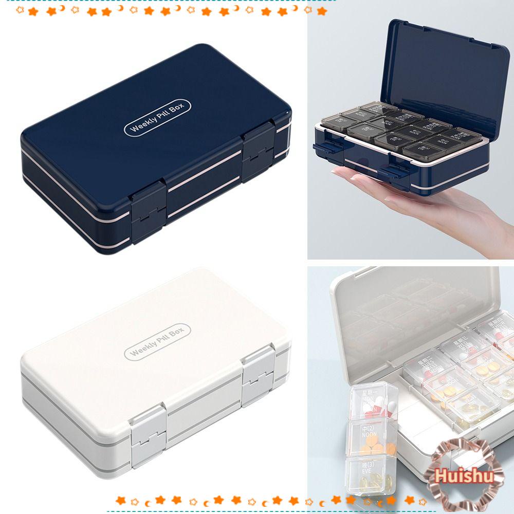 HS Hộp Đựng Thuốc 24 Ngăn Sức Chứa Lớn