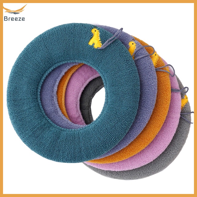 Vỏ Bọc Bệ Ngồi Bồn Cầu Dày Dặn Mềm Mại Ấm Áp Mùa Đông Có Tay Cầm Và Có Thể Giặt