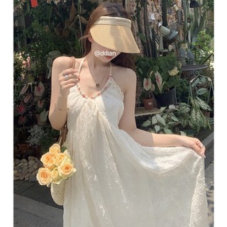 Đầm Voan Hai Dây Dáng Dài Thời Trang Quyến Rũ Cho Nữ