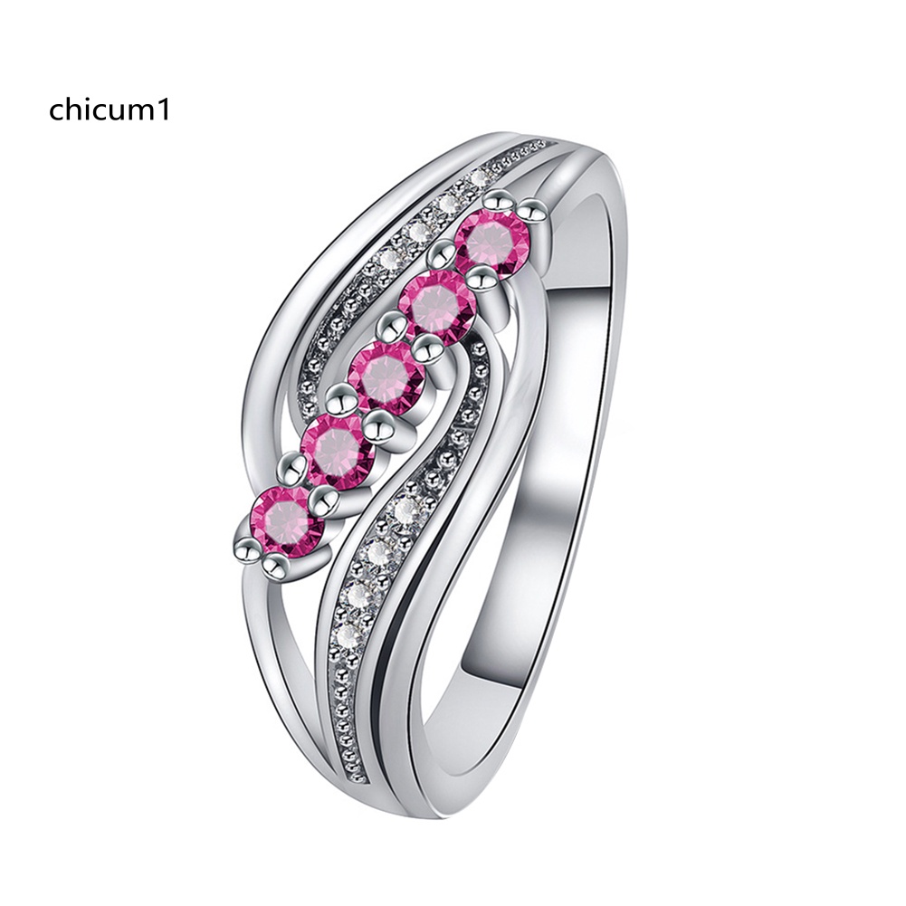 Set 5 Nhẫn Cưới Thiết Kế Thanh Lịch Cho Nữ