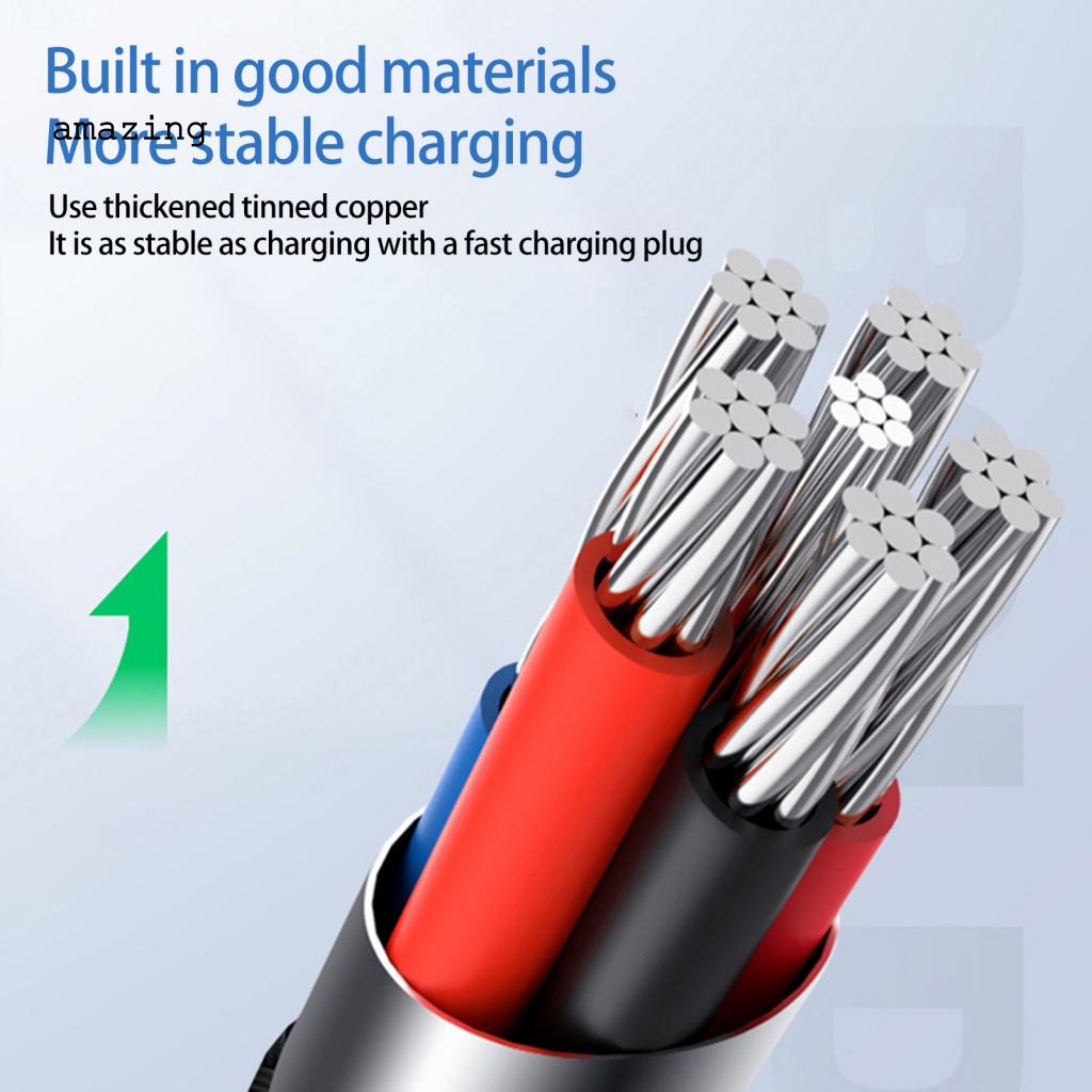 Dây Cáp Sạc Nhanh USB Type-C 6A 100W Chống Rối Dành Cho Điện Thoại Di Động