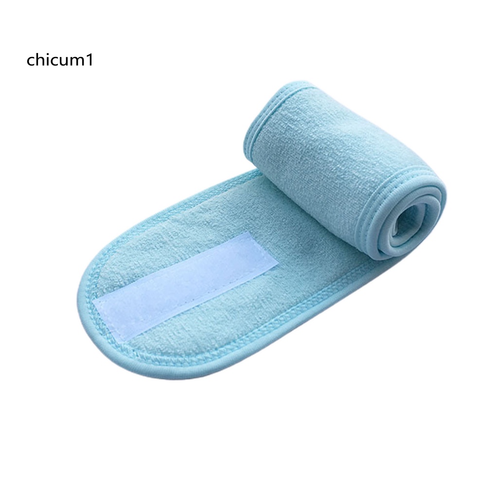 Băng Đô Cài Tóc Bản Rộng Tùy Chỉnh Tiện Dụng Cho SPA / Rửa Mặt