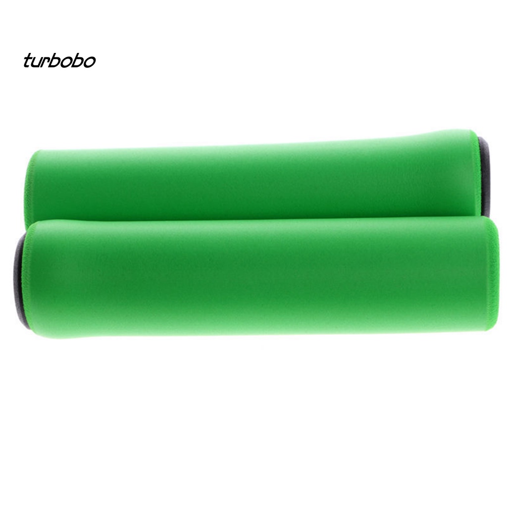 1 Cặp Vỏ Bọc Tay Lái Xe Đạp Bằng Silicon Mềm Mại Chống Trượt