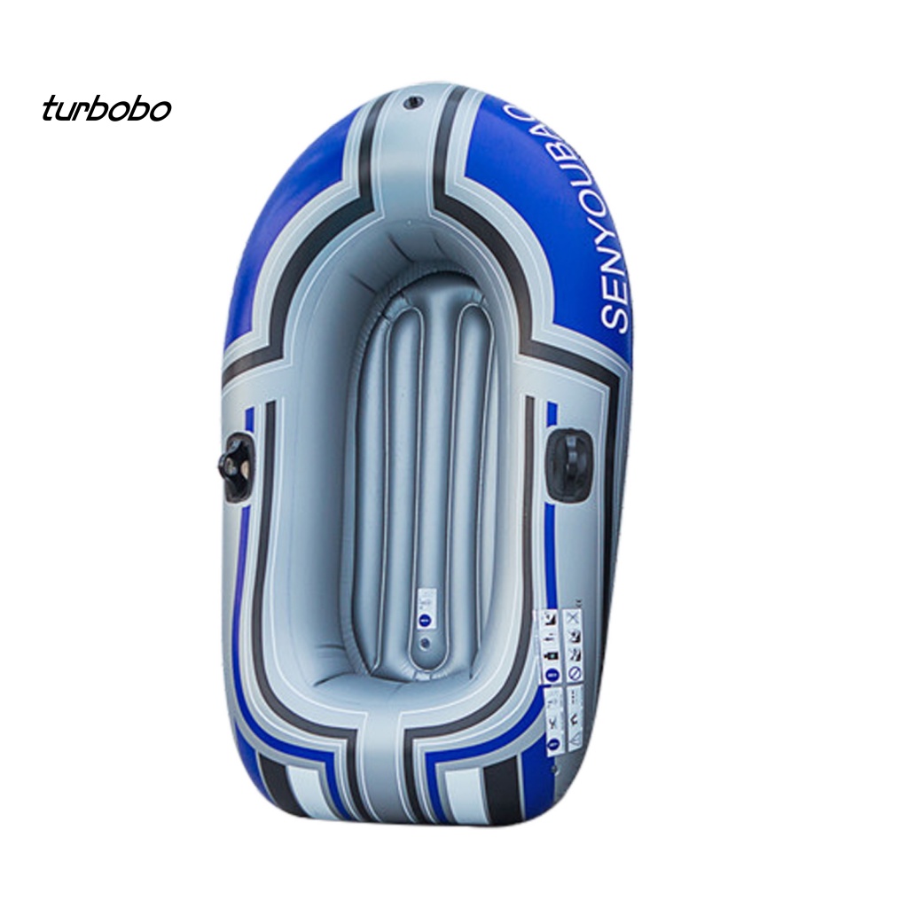 Turbobobo Thuyền Bơm Hơi Chịu Lực Tốt Chống Mài Mòn Có Hai Mái Chèo Đồ Chơi 1 Người Sử Dụng Khi Đi Bơi