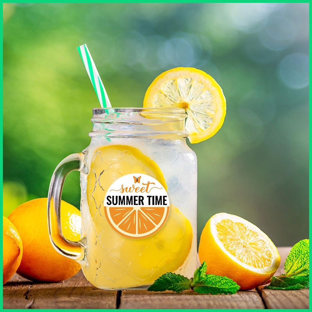 Set 90 Miếng Dán Chủ Đề Mùa Hè Cho Laptop / Vali / Ván Trượt / Máy Tính