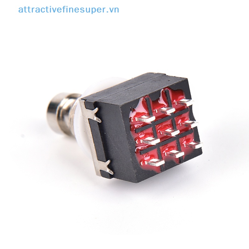 1 Hộp Phơ Đàn Guitar 9-pin 3PDT Màu Đen