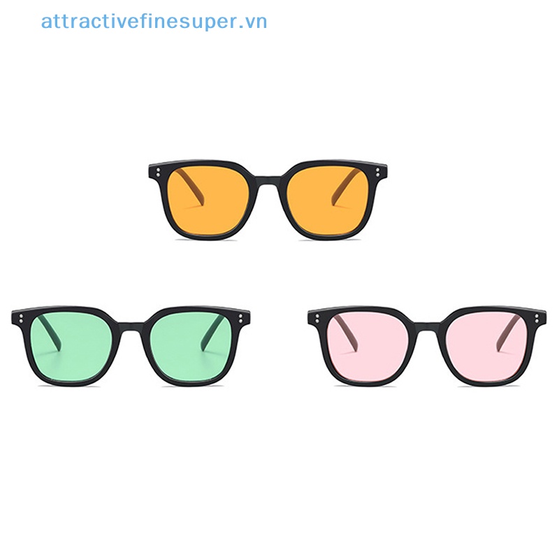 Afs Kính Mát Gọng Vuông Nhỏ Thời Trang Hàn Quốc Dành Cho Nam Nữ