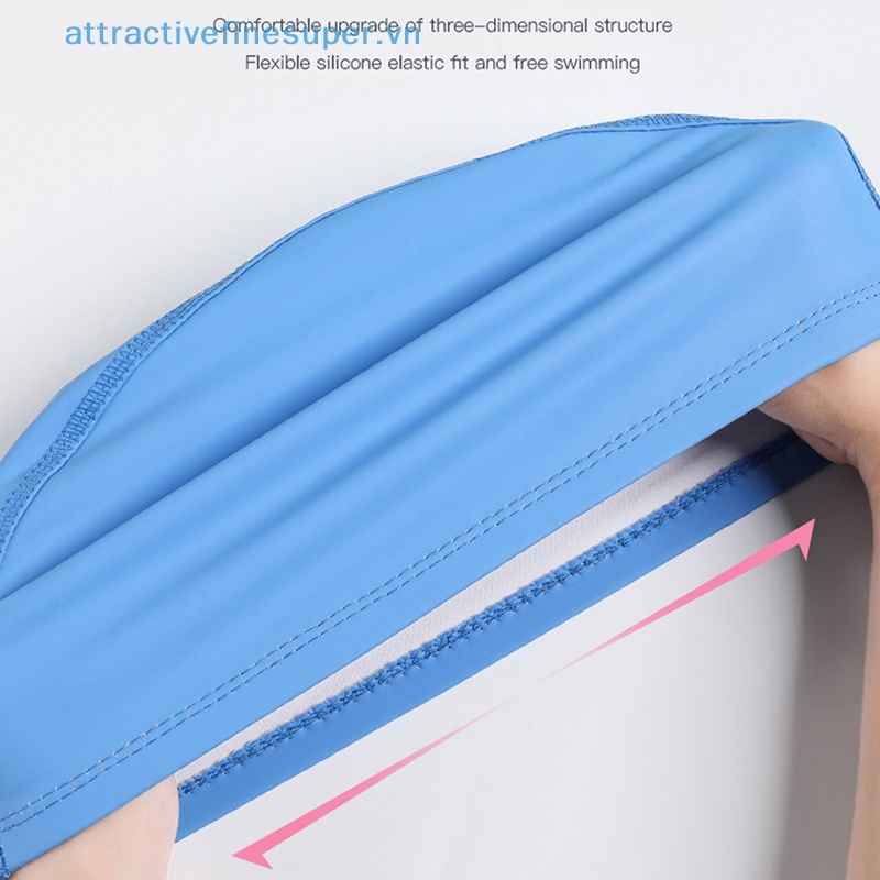 Afs Mũ Bơi Thể Thao Bằng Vải PU Co Giãn Chống Nước Bảo Vệ Tai Khi Bơi