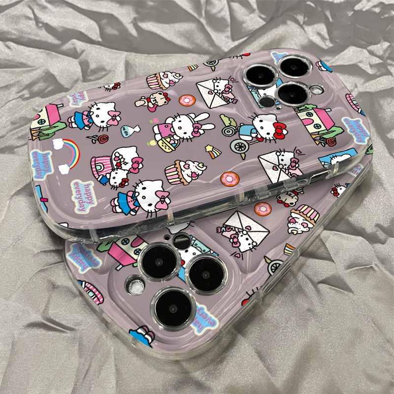 Ốp Điện Thoại Silicon TPU Mềm Trong Suốt Chống Sốc In Hình Thỏ Dễ Thương Cho IPhone 11 14 13 12 Pro XS Max X XR 7 + 8 Plus