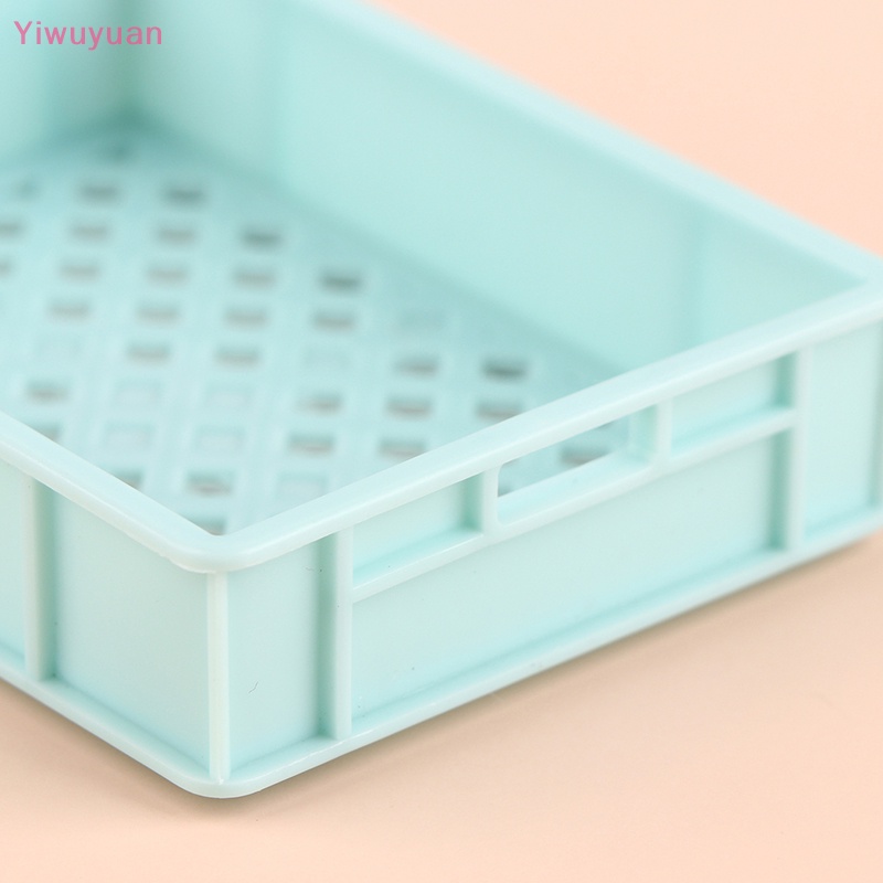 Bộ 3 Giỏ Đan Tay Bằng Nhựa Đựng Rau Củ Quả Trang Trí Nhà Búp Bê Mới