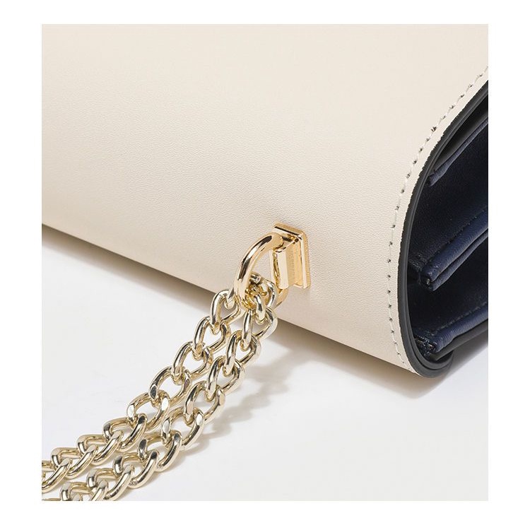 Túi Đeo Vai / Kẹp Nách Hình Vuông Cỡ Nhỏ Phối Dây Đeo Sợi Xích Thời Trang 2023 Cho Nữ