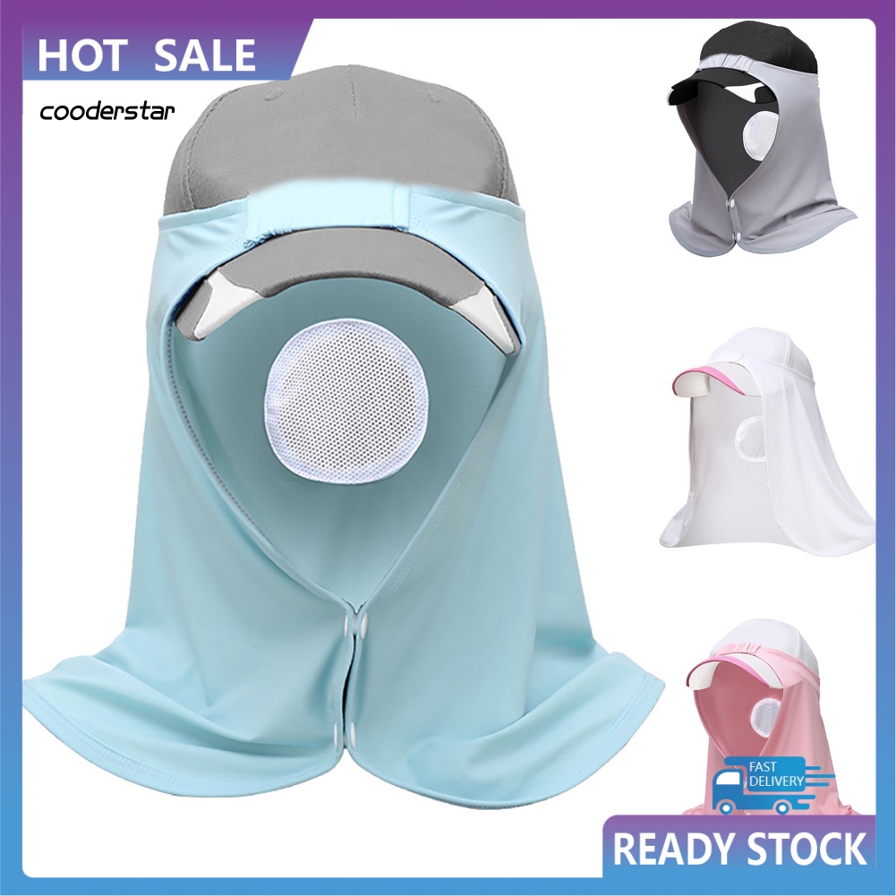 Khăn Che Mặt Và Cổ Chống Tia UV Thoáng Khí Thời Trang Mùa Hè Cho Nam Và Nữ