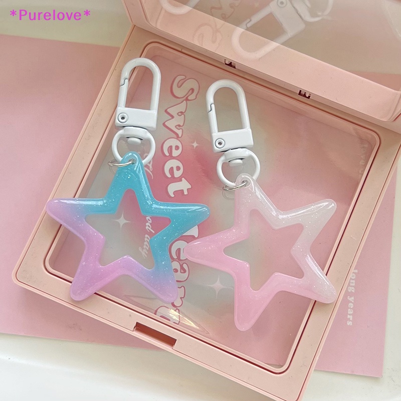 Móc Khóa Hình Ngôi Sao Nhiều Màu Sắc Xinh Xắn Mới