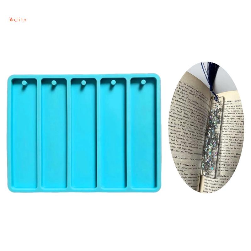 Khuôn Nhựa Làm Thẻ Đánh Dấu Sách Hình Chữ Nhật Dài DIY