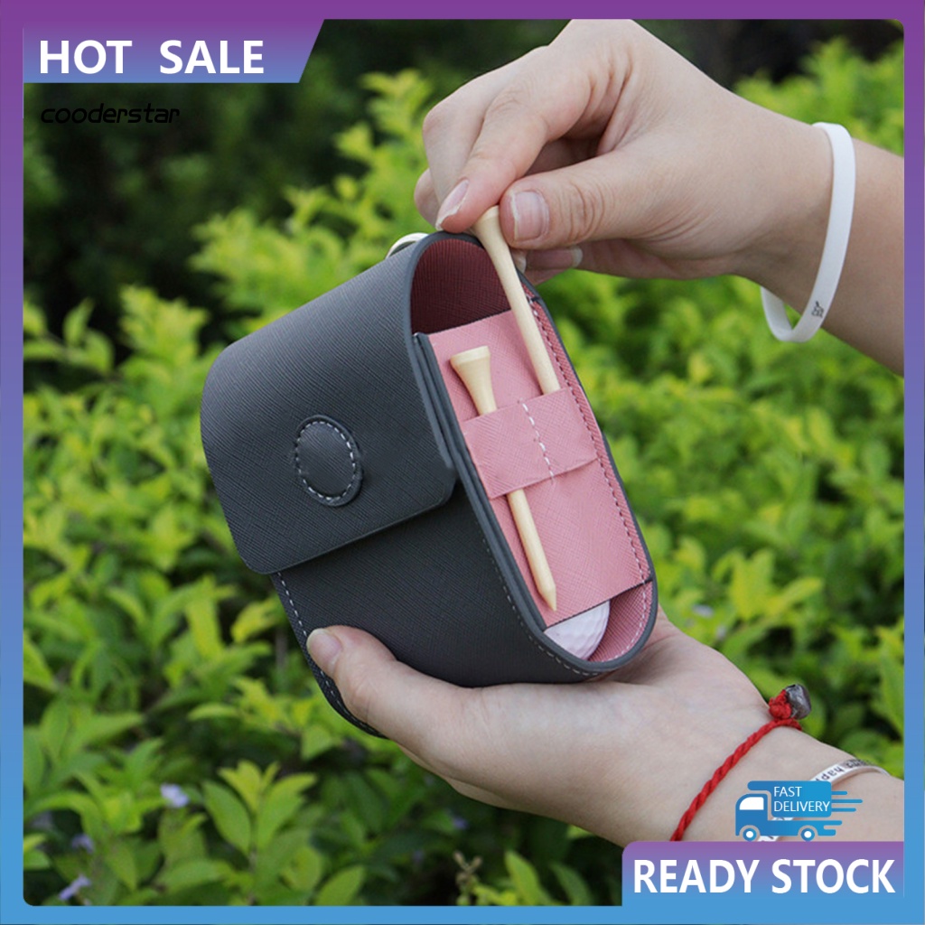 Túi Đựng Bóng Golf Đeo Hông Bằng Da Giả Chống Trầy Chống Thấm Nước Dễ Tháo Rời Tiện Dụng