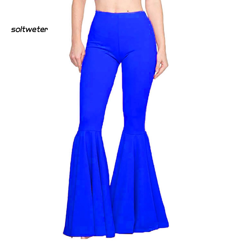 Quần Legging Thể Thao Lưng Cao Co Giãn Thoáng Khí Màu Sắc Trơn Dành Cho Nữ