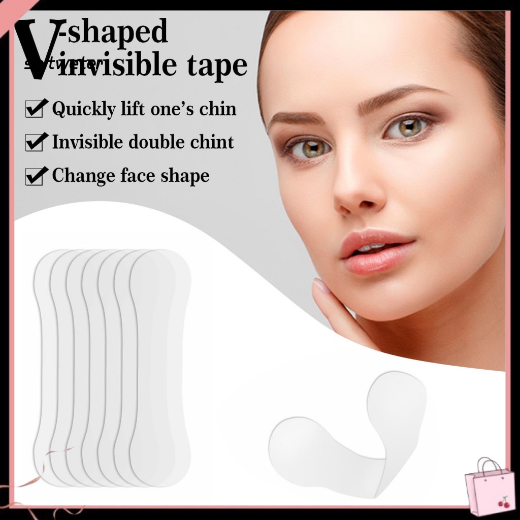 Bộ 100 Miếng Dán Nâng Cơ Mặt Chống Nếp Nhăn Độ Đàn Hồi Cao Dành Cho Bạn Nữ