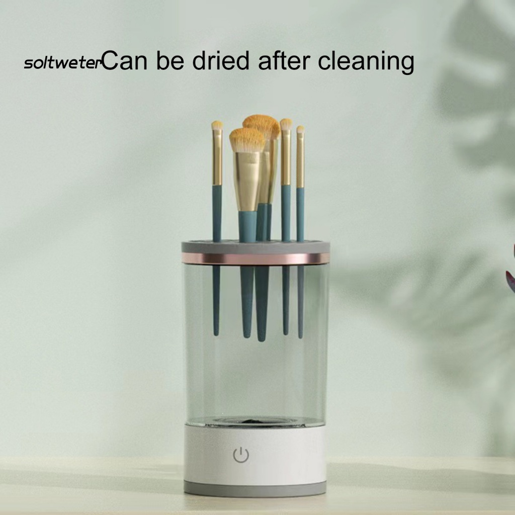 Máy Vệ Sinh Cọ Trang Điểm Hai Chế Độ Rung 7000 RPM 8W 15A Bằng ABS Tiện Dụng