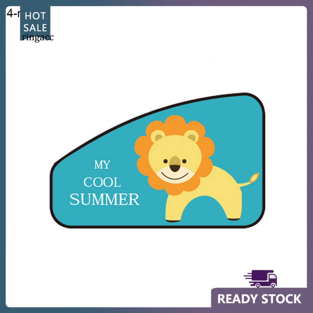 Tấm Che Nắng Từ Tính Họa Tiết Hoạt Hình Dễ Thương Gắn Cửa Sổ Xe Hơi