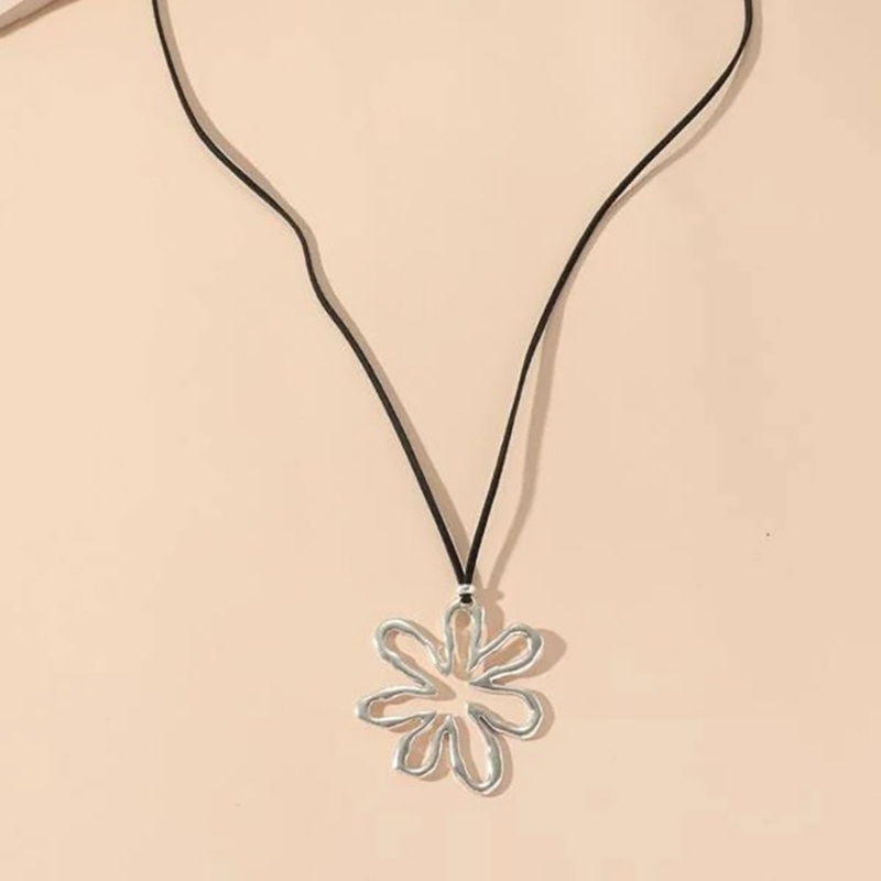 Vòng cổ Mặt Hình Hoa Rỗng Phong Cách Âu Mỹ Thời Trang Cho Nữ