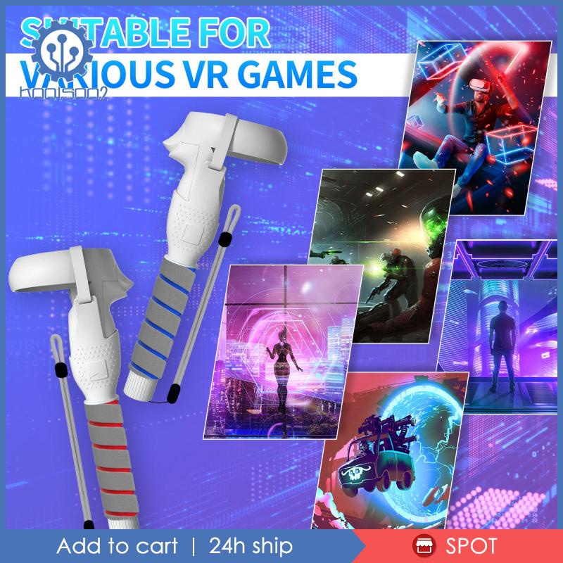 Tay Cầm Chơi Game Chống Nước Gọn Nhẹ Dài Thoải Mái Dễ Lắp Đặt Cho Quest 2