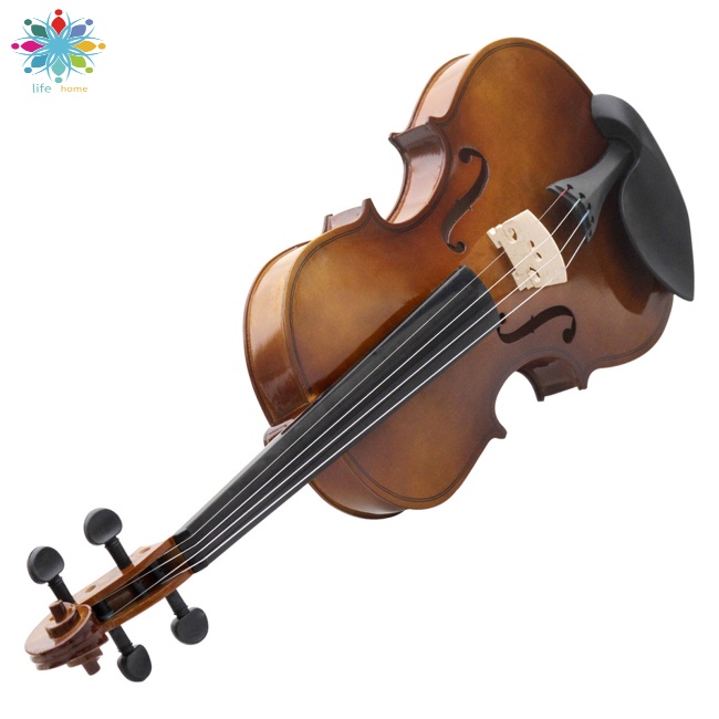 Đàn Violin Bằng Gỗ Trơn Kèm Hộp Đựng Dành Cho Người Mới Bắt Đầu