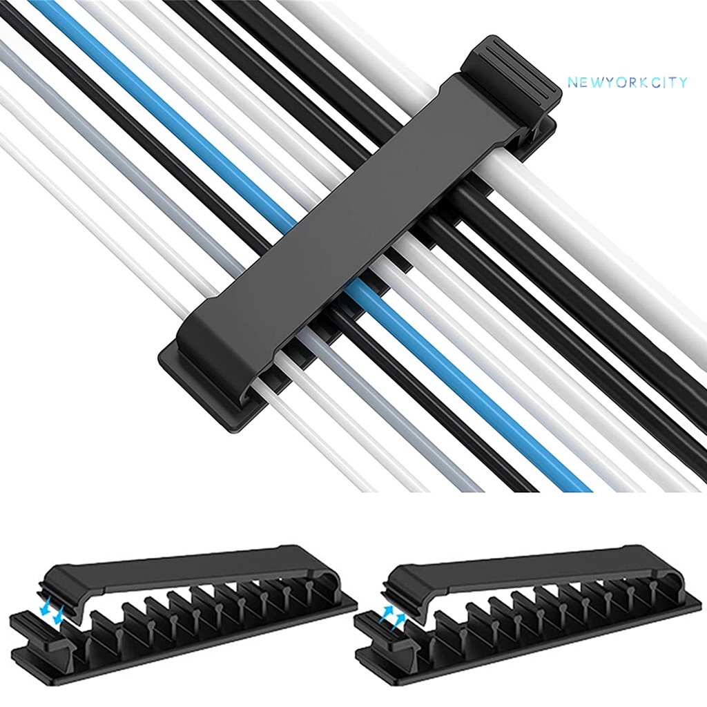 Giá Đỡ Dây Cáp Gắn Tường Tự Dính Tiết Kiệm Không Gian Đa Năng Cl