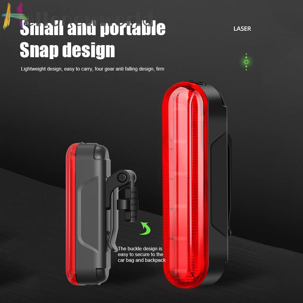 Đèn Phanh Xe Đạp 30LM Cảm Biến Ánh Sáng 450mAh
