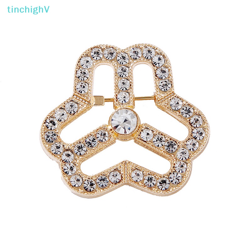 [TinchighV] Ghim Cài Áo Đính Đá Zircon Hình Logo Phụ Kiện Quần Áo Cho Nữ [Mới]